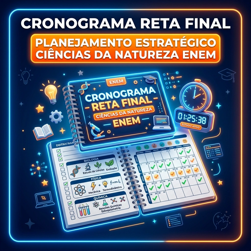 Bônus 3 - Cronograma Reta Final Natureza ENEM