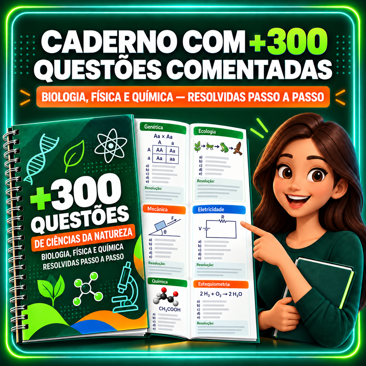 Bônus 1 - Caderno de Questões Natureza Comentadas